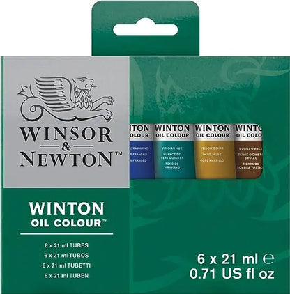 Juego 6 Pinturas Al Óleo Winton 21 Ml Winsor & Newton - Winsor and Newton - vista trasera