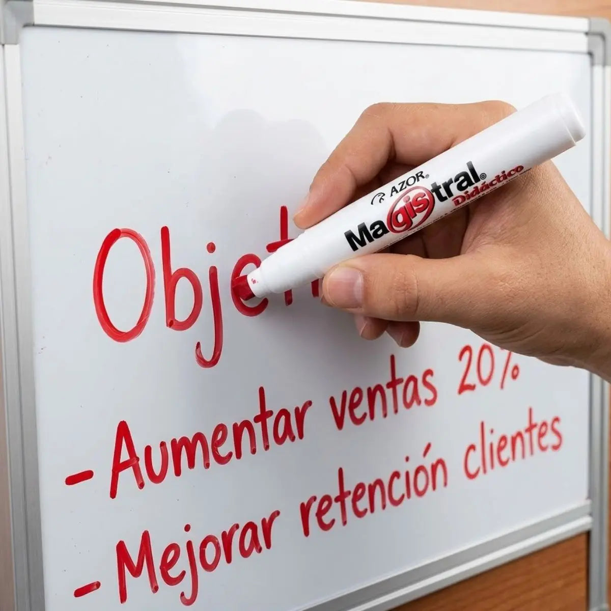 Marcadores para Pizarrón Blanco Azor Magistral Didactico 4 Piezas + Borrador - Azor - accesorios