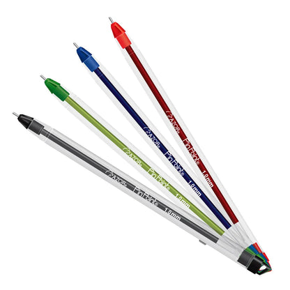 Plumas Azor Pin Point Colores Punto Mediano 1mm 36 Piezas - Azor