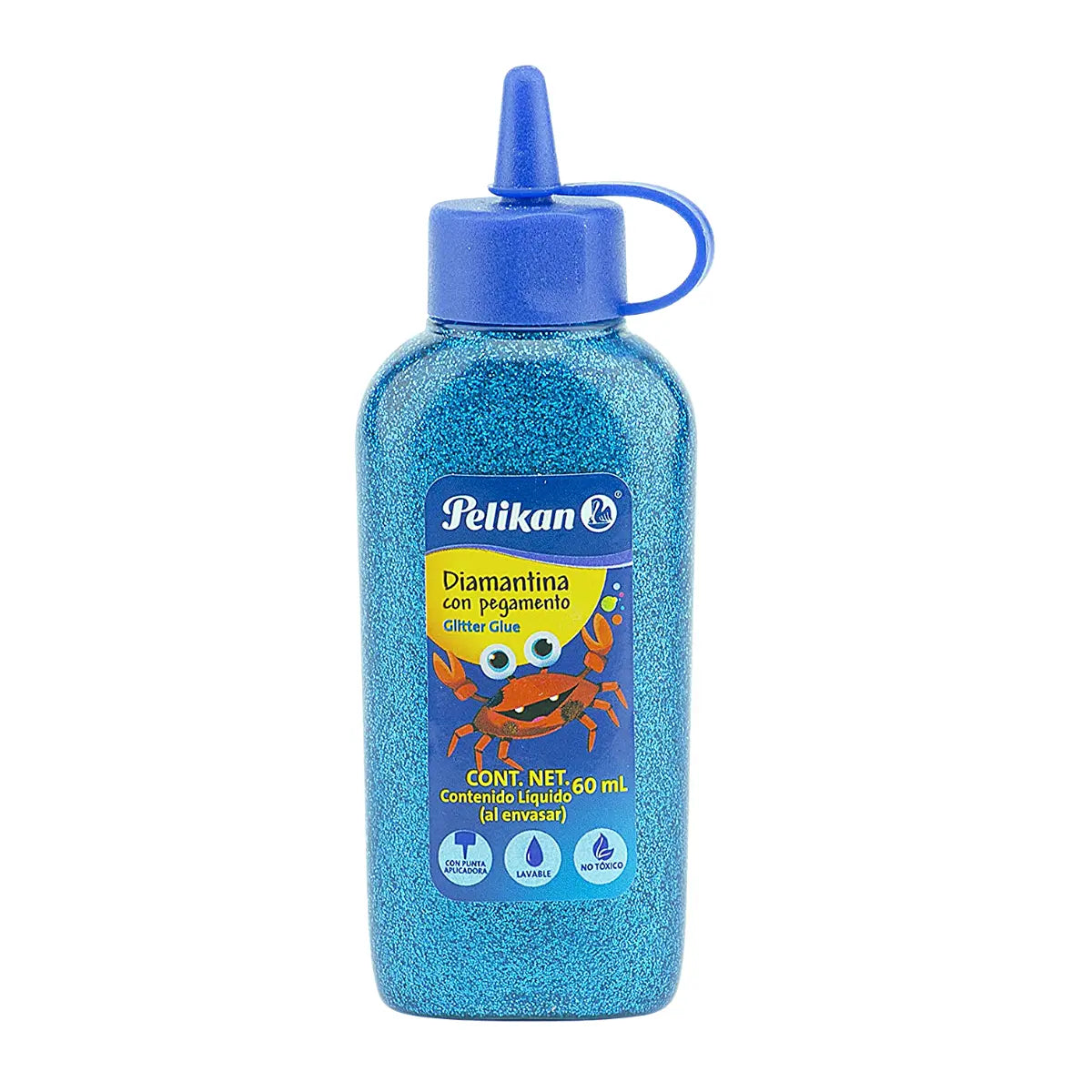 Pegamento Diamantina 60ml Pelikan Elegir Color Azul Pastel - Pelikan