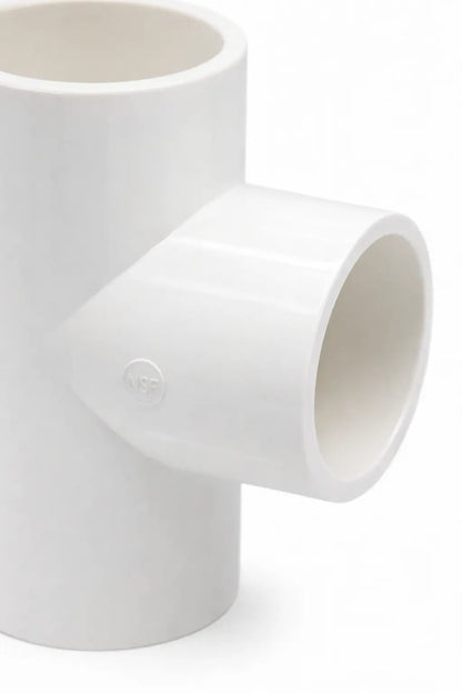 Tee De Pvc Cédula 40 Para Agua A Presión 1 1/2" Cnx - CNX - vista lateral