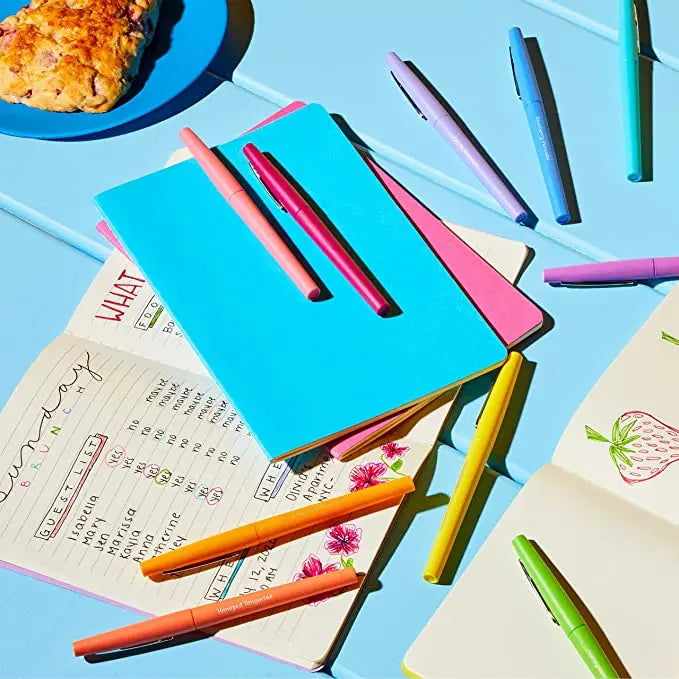 Marcadores Rotuladores Paper Mate Flair Punta Media 0.7mm 16 Piezas - Papermate - vista trasera