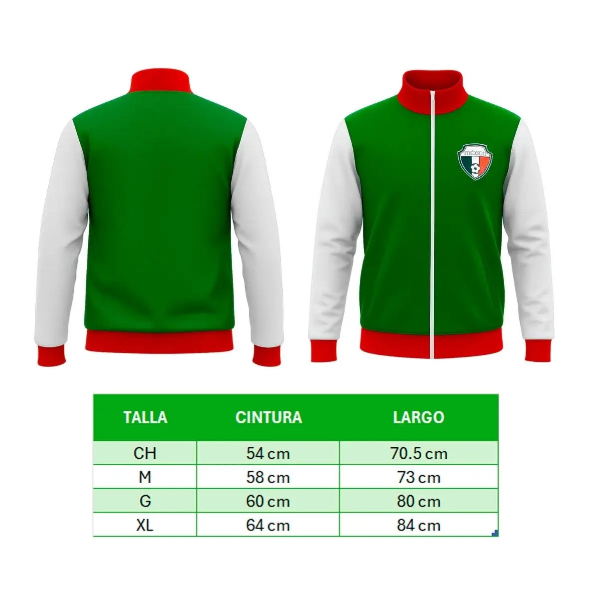 Sudadera Tricolor Logo Mexico For Promotional Elegir Talla M - For Promotional - vista lateral