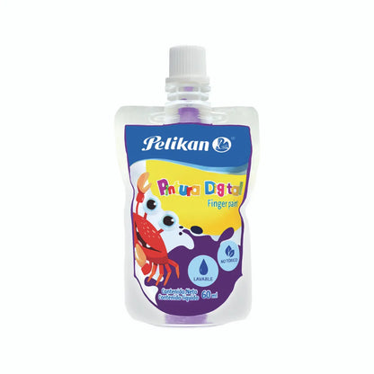 Pintura Digital Pelikan Finger Paint 60ml Elegir Color Violeta - Pelikan