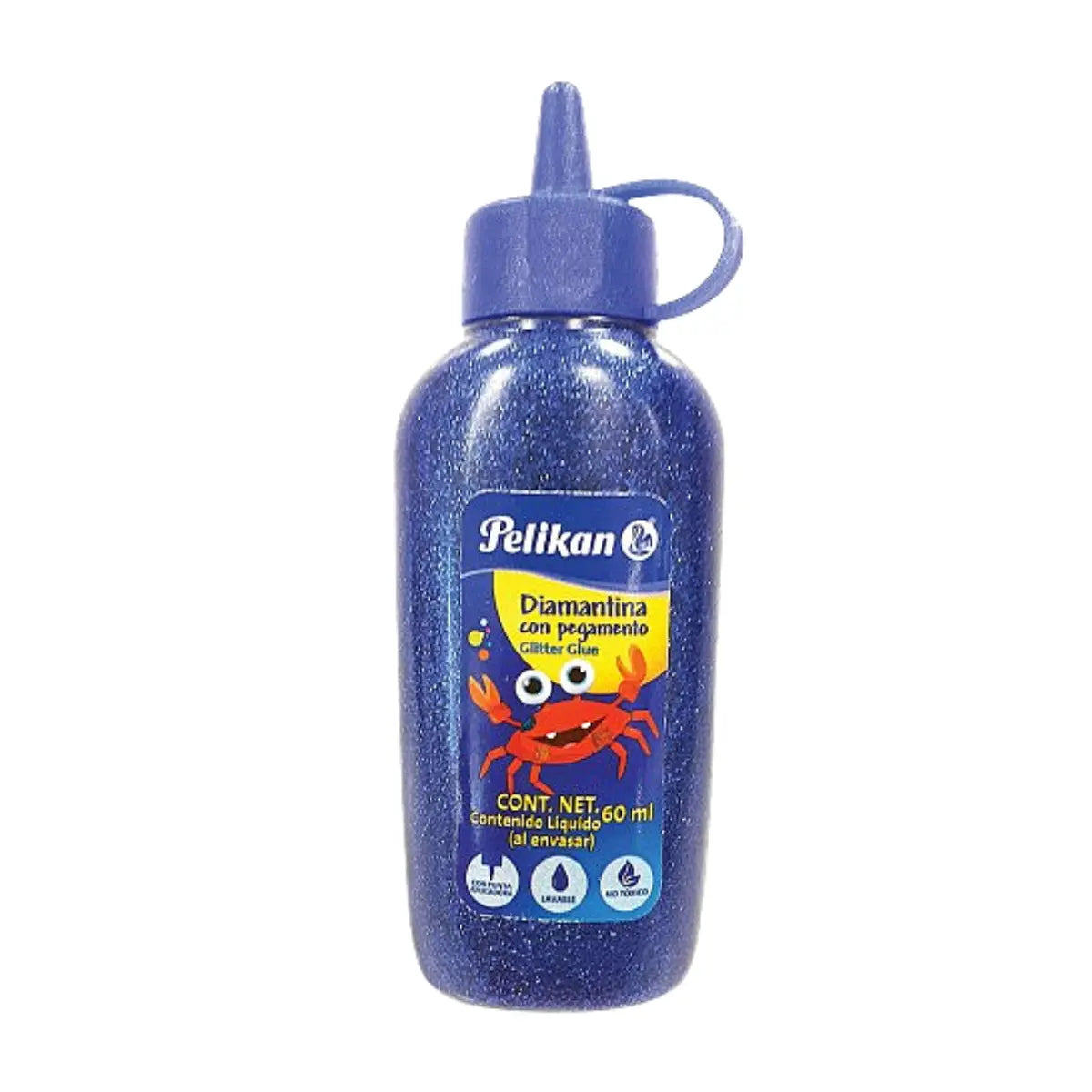 Pegamento Diamantina 60ml Pelikan Elegir Color Azul Rey - Pelikan