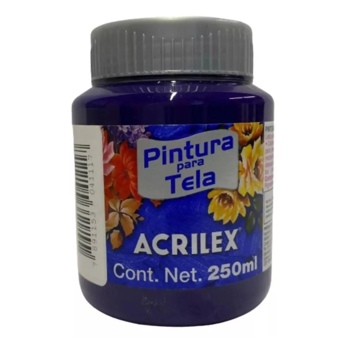 Pintura Tela Acabado Mate Acrilex 250 Ml Varios Colores Violeta Oscuro - Roel