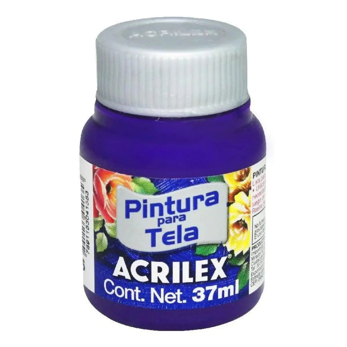 Pintura Tela Mate Acrilex 37ml Acrilica Escoge Color Violeta - Roel
