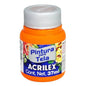 Pintura Tela Mate Acrilex 37ml Acrilica Escoge Color Naranja - Roel