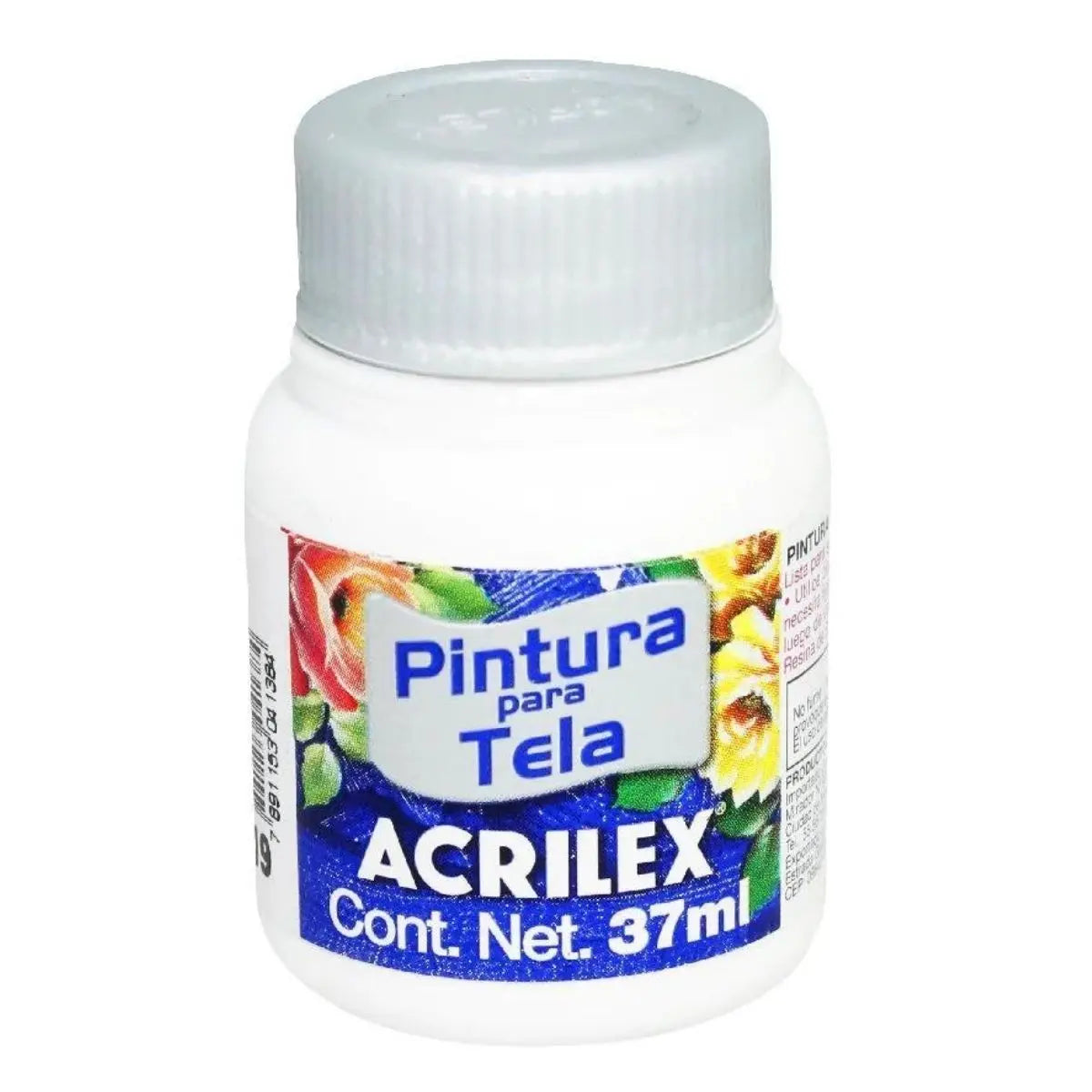 Pintura Tela Mate Acrilex 37ml Acrilica Escoge Color Blanco - Roel