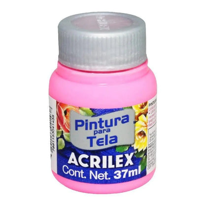 Pintura Tela Mate Acrilex 37ml Acrilica Escoge Color Rosa - Roel