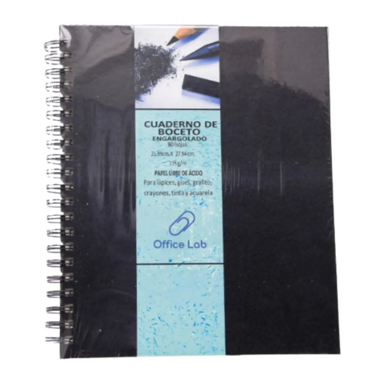CUADERNO CON ARILLO 21.59X27.94 CM - Arte Bizarro - empaque
