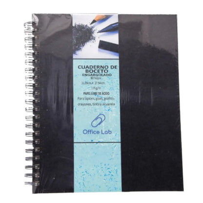 CUADERNO CON ARILLO 21.59X27.94 CM - Arte Bizarro - empaque