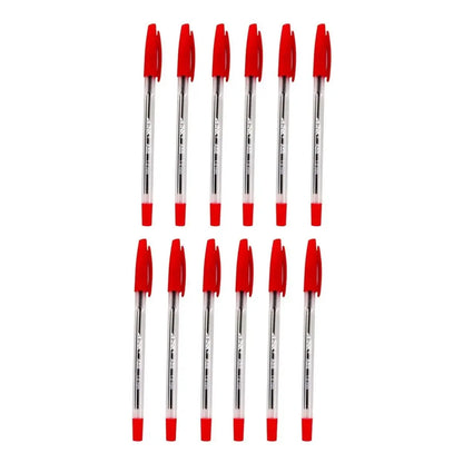 12 Bolígrafos 1.0mm Rojo A-INK - Mae