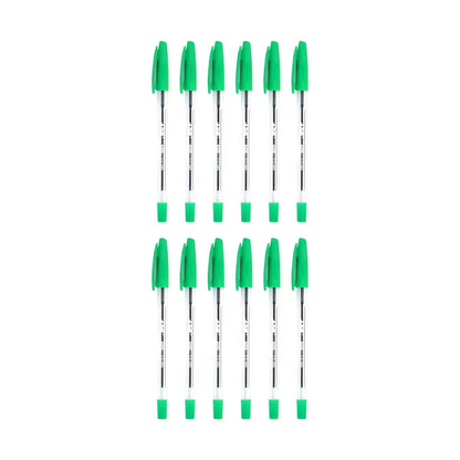 12 Bolígrafos 1.0mm Verde A-INK - Mae