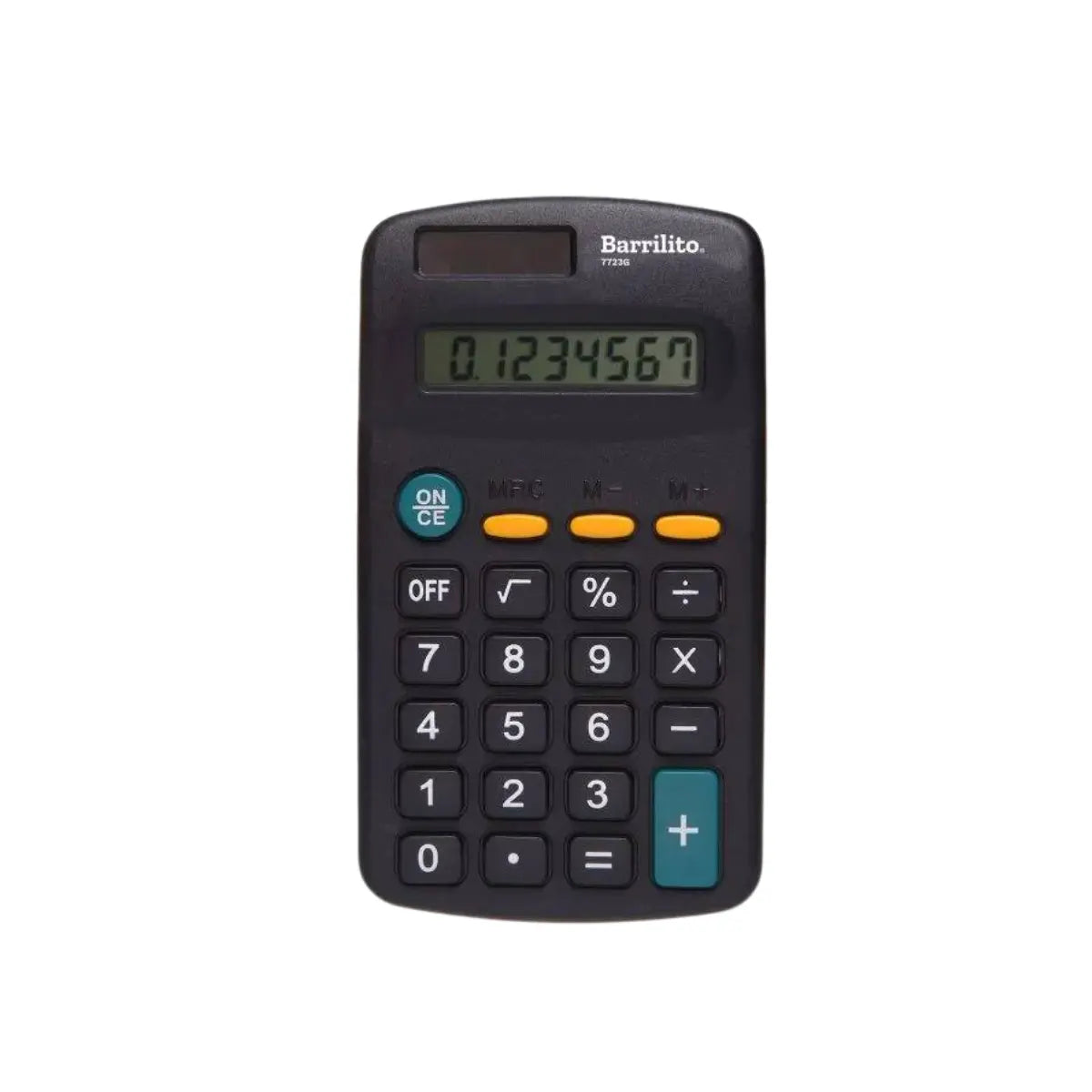 Calculadora Básica De Bolsillo Portátil Oficina 8 Dígitos Barrilito - Barrilito - vista lateral