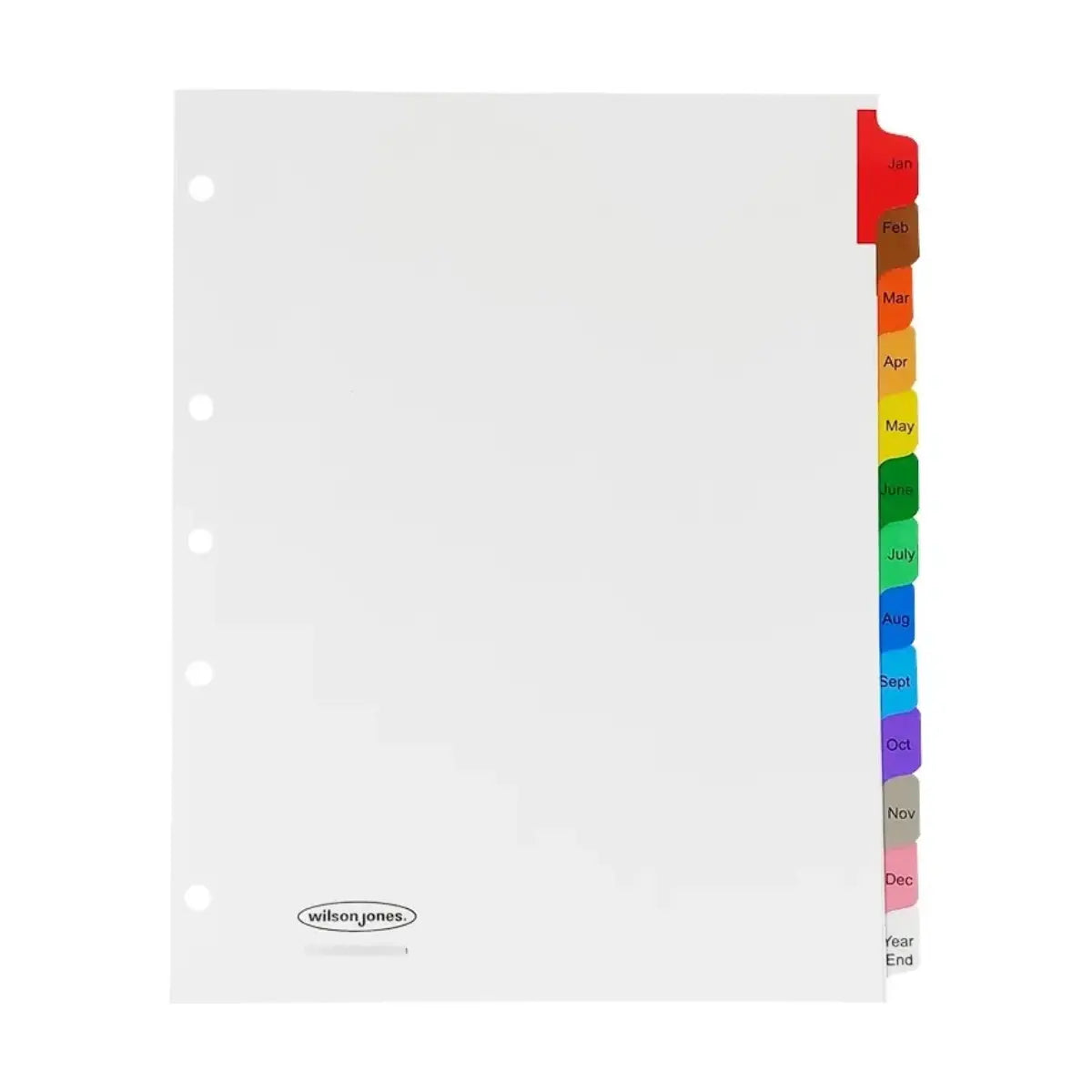 Separador Mensual Cejas de Color Wilson Jones - Wilson Jones - vista lateral