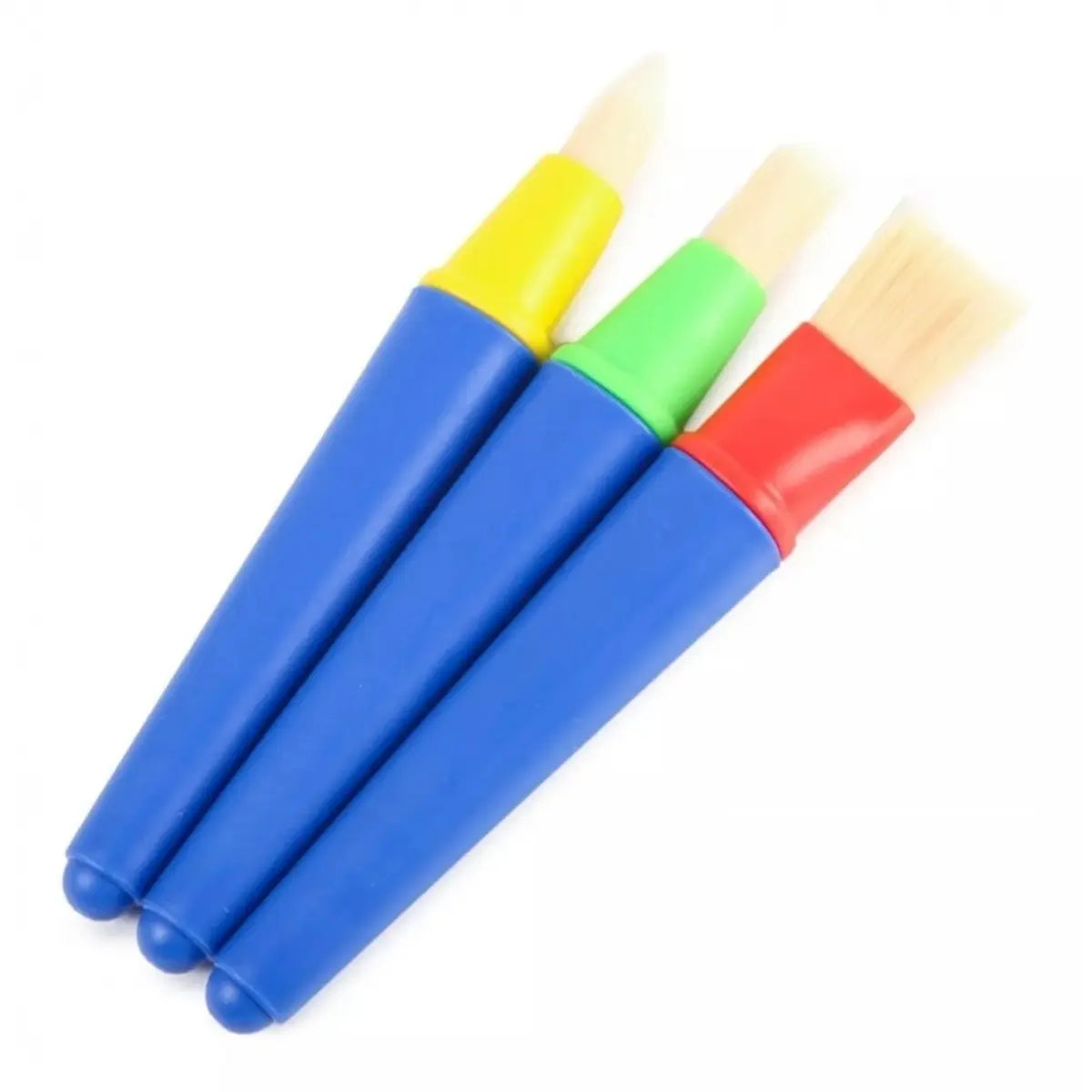JUEGO DE 3 PINCELES PARA NIÑOS - ACCO - detalle