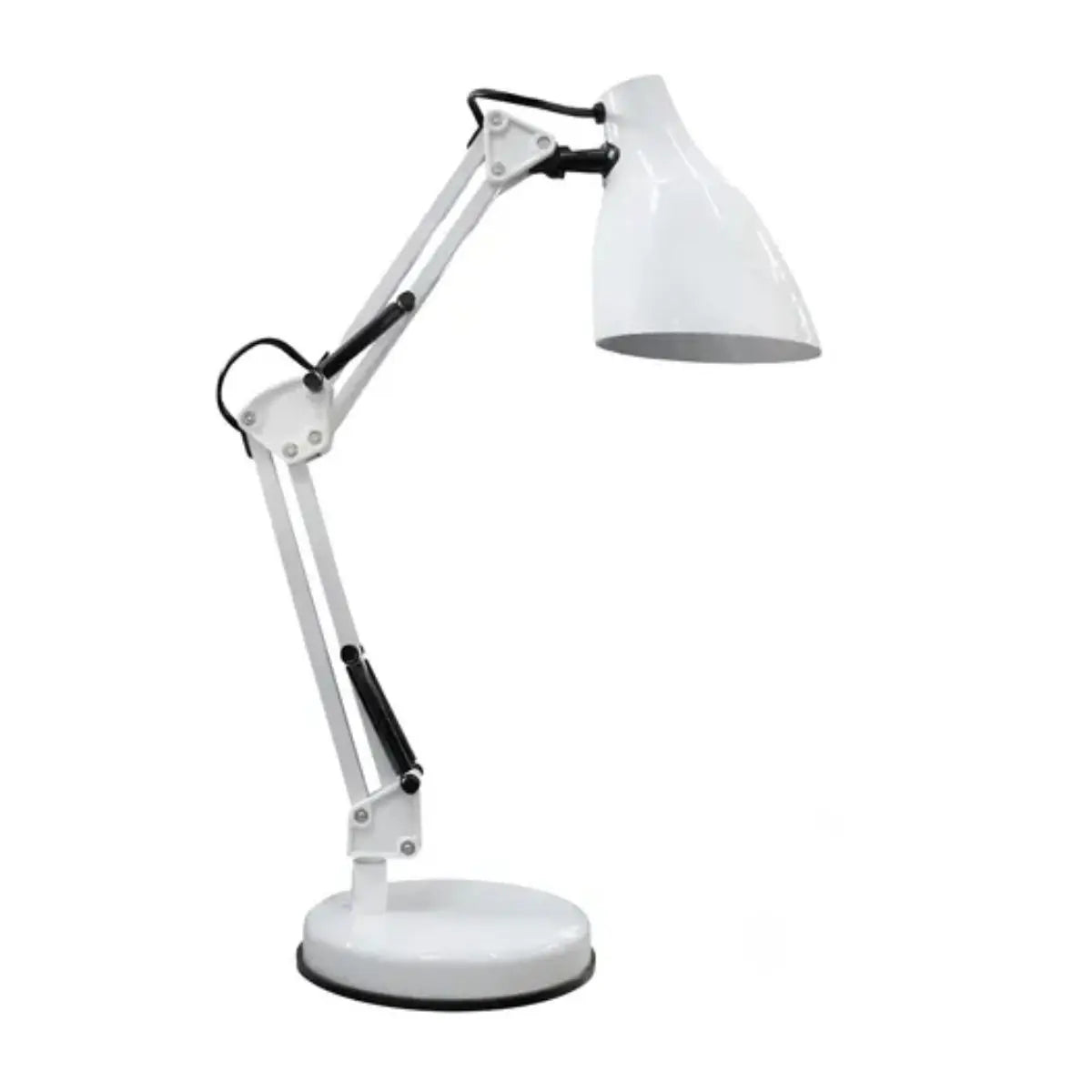 Lampara De Escritorio 2 En 1 Base E27 40 W Blanco Adir - Adir - vista lateral