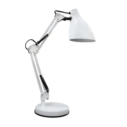 Lampara De Escritorio 2 En 1 Base E27 40 W Blanco Adir - Adir - vista lateral