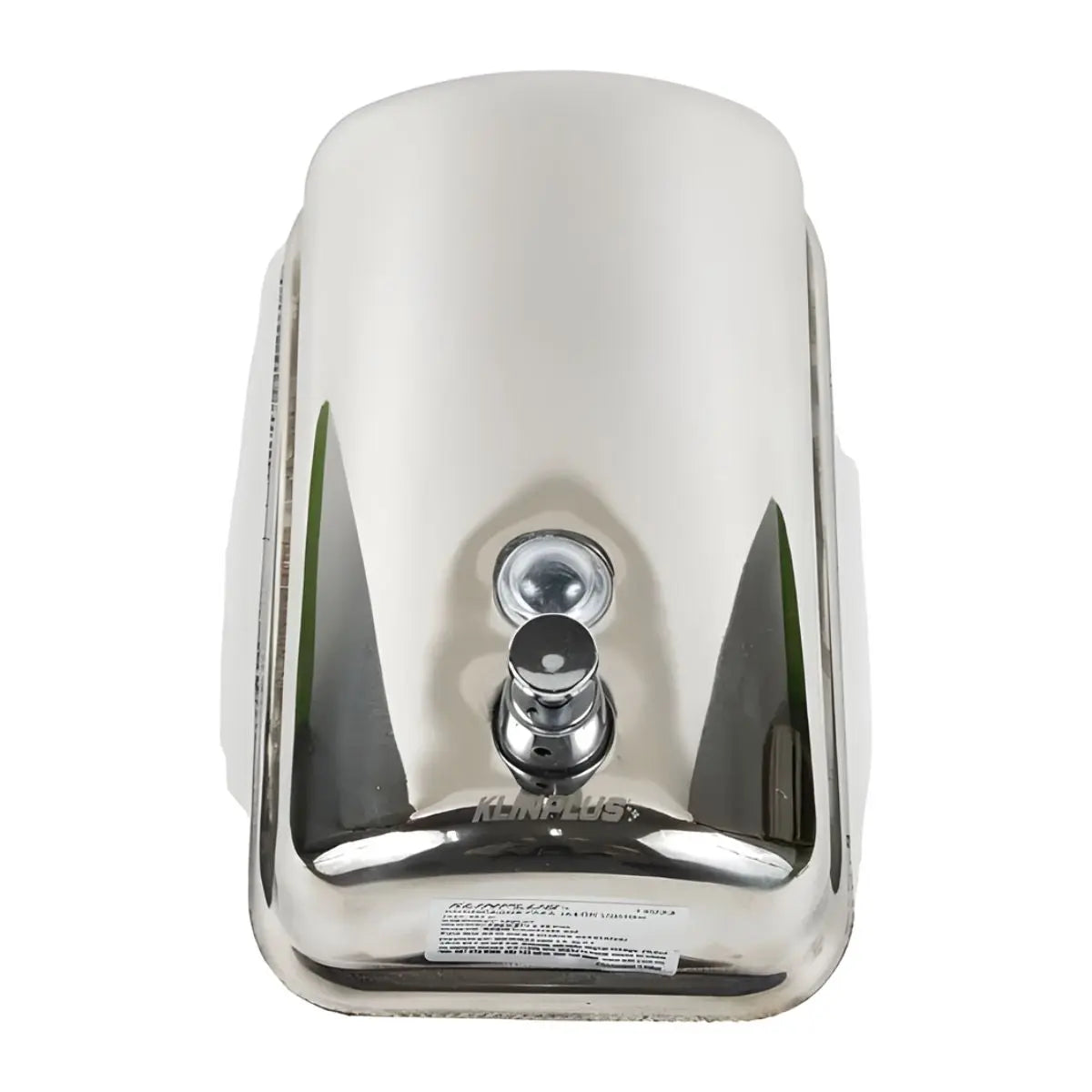 Dosificador Acero Inoxidable Jabon Liquido Klinplus 1000 ml - Adir - vista lateral
