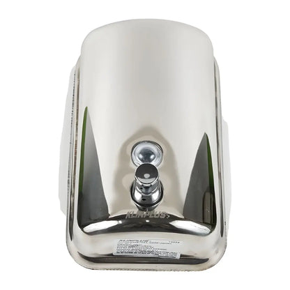 Dosificador Acero Inoxidable Jabon Liquido Klinplus 1000 ml - Adir - vista lateral