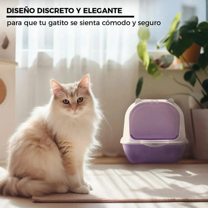 Arenero Adir Cerrado Gatos Sanitarios Pala Morado - Adir - empaque