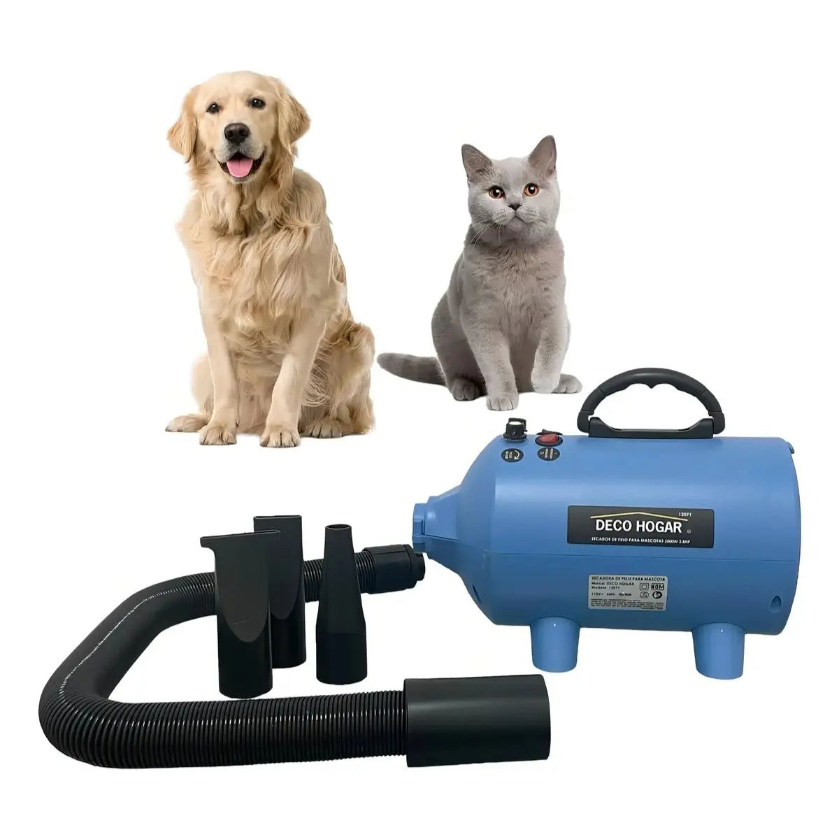 Secador Pelo Mascotas Adir Alta Potencia 2800w - Adir