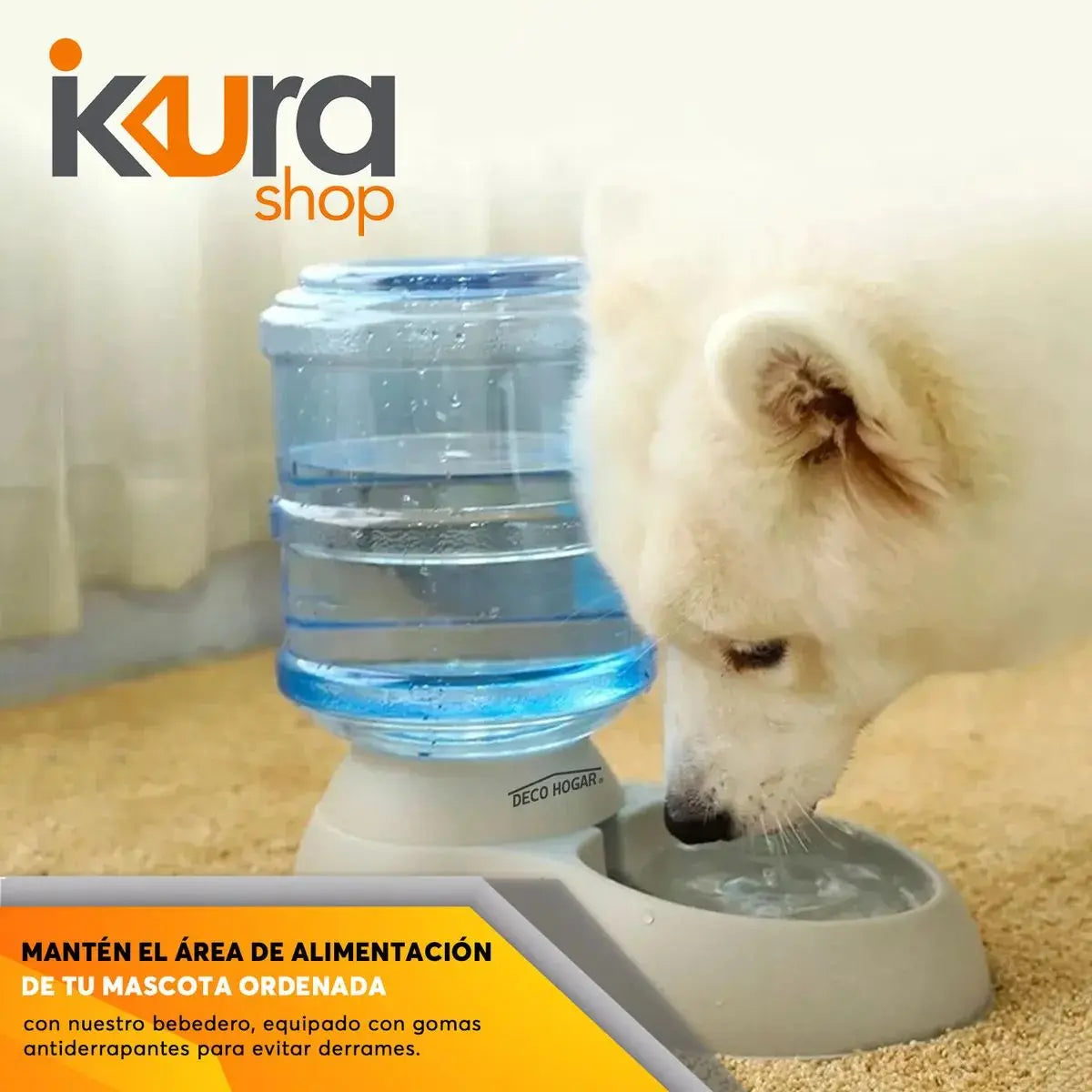 Bebedero Mascotas Adir 3.8 Litros Plastico - Adir - contenido