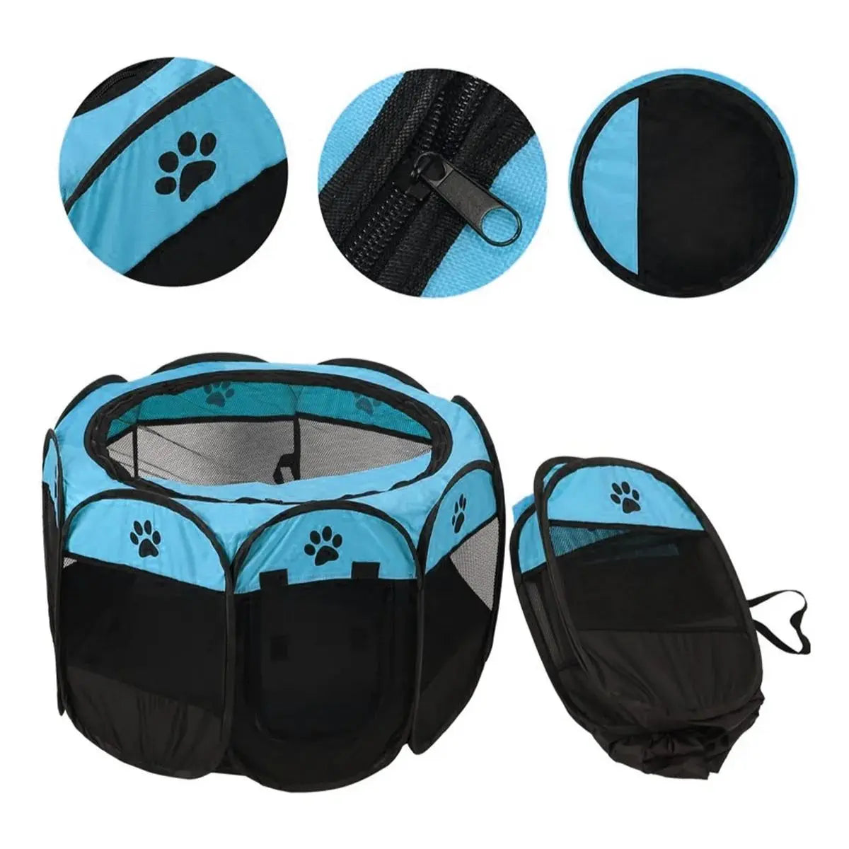 Corral Portatil Mascota Adir Viajes Paseo Juego - Adir
