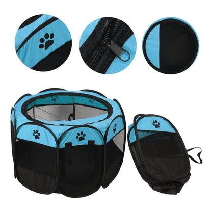 Corral Portatil Mascota Adir Viajes Paseo Juego - Adir