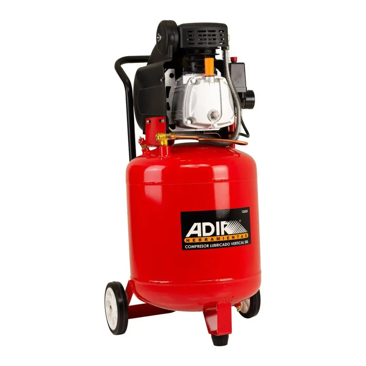 Compresor Lubricado Vertical 50 Litros 127 V 3.5 Ph  Adir - Adir