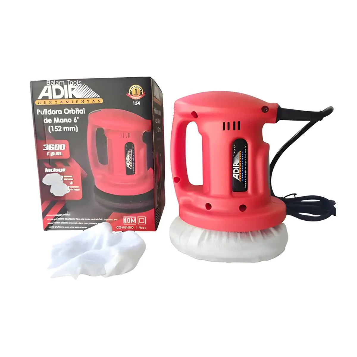 Pulidora Orbital De Mano 6" Adir - Adir
