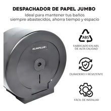 Portarollo Jumbo ABS Negro Translucido Adir - Adir - detalle