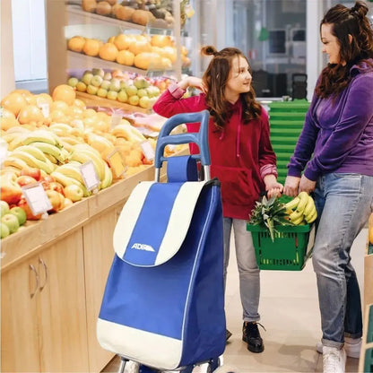Carrito Multiusos Adir Plegable Compras Azul Mandado 20kg - Adir