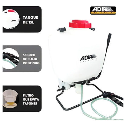 Fumigadora De Mochila Agricola 15 L Adir - Adir - vista lateral