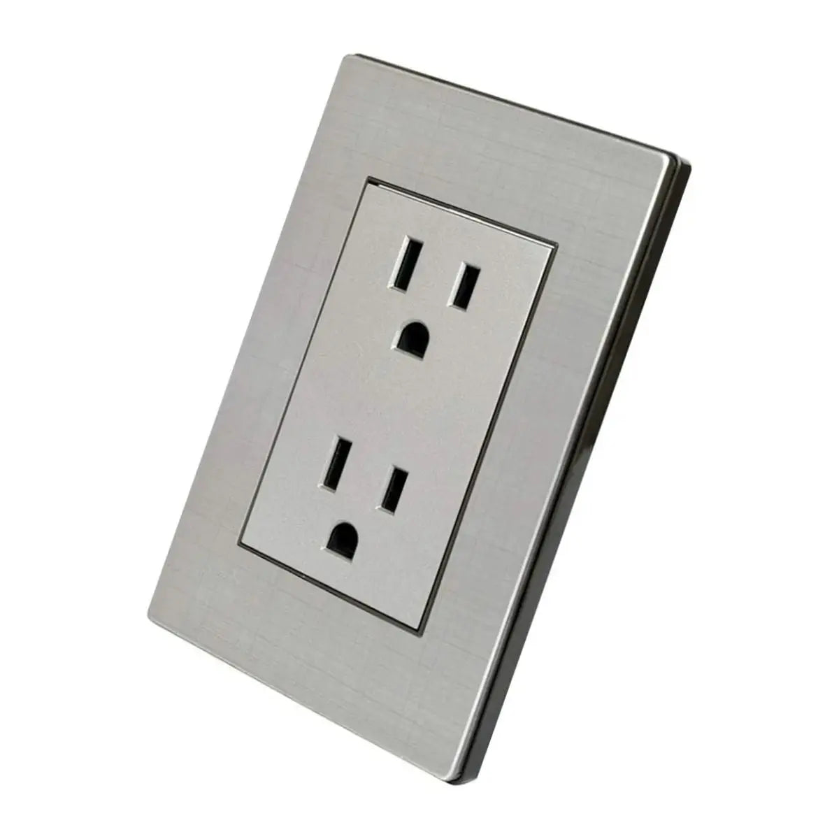 Placa Acero Inoxidable  2 Cont Adir - Adir - vista lateral