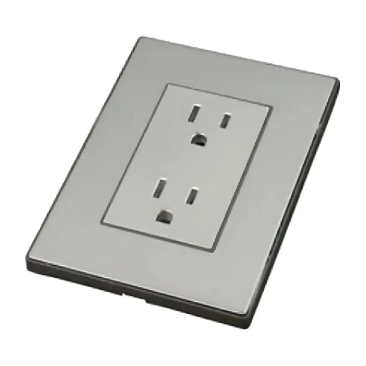 Placa Acero Inoxidable  2 Cont Adir - Adir - vista trasera