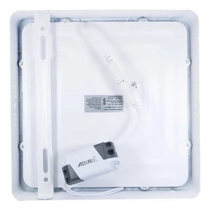 Luminario Adir Sobreponer Cuadrado Led 18 W Blanco Frío - Adir