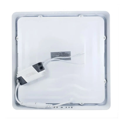 Luminaria LED Cuadrada de Sobreponer Adir 18W – Luz Cálida - Adir - vista lateral