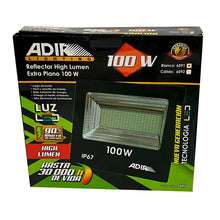Reflector Smd Led Extra Plano 100 W Nueva Generacion Blanco Adir - Adir