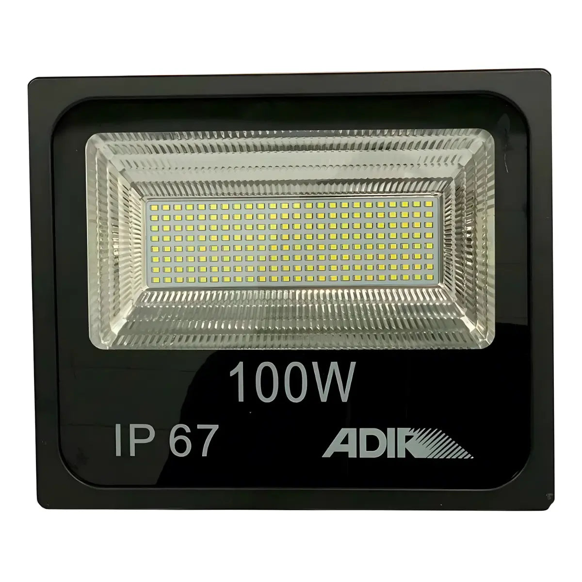 Reflector Smd Led Extra Plano 100 W Nueva Generacion Blanco Adir - Adir - vista lateral