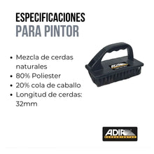 Cepillo Para Pintor Mezcla Cerda Natural Adir - Adir