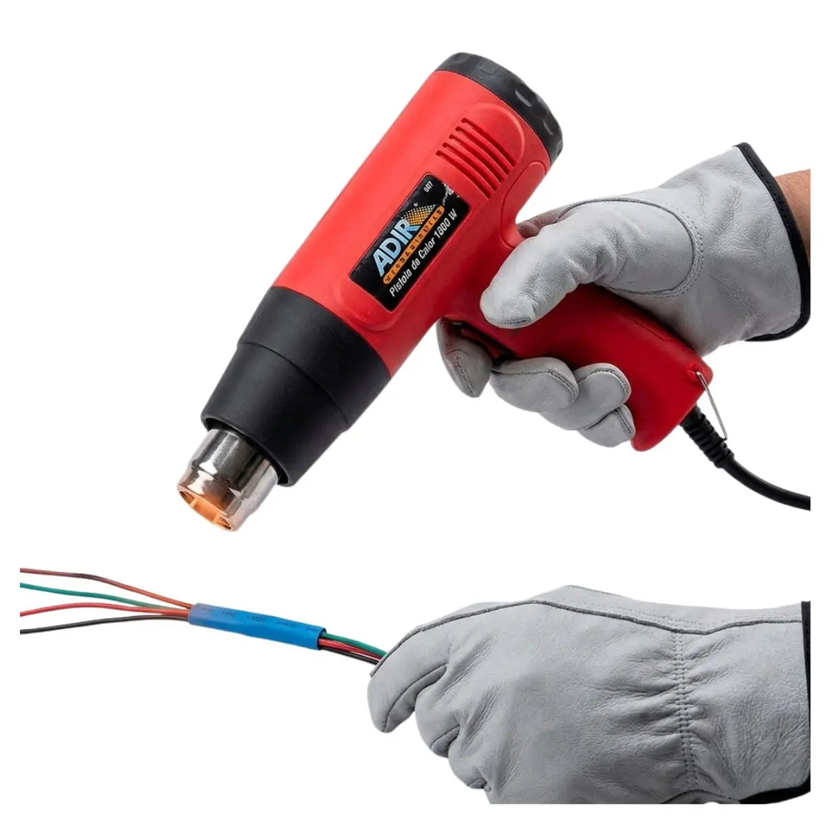 Pistola De Calor Profesional 1500 W Adir - Adir - vista lateral