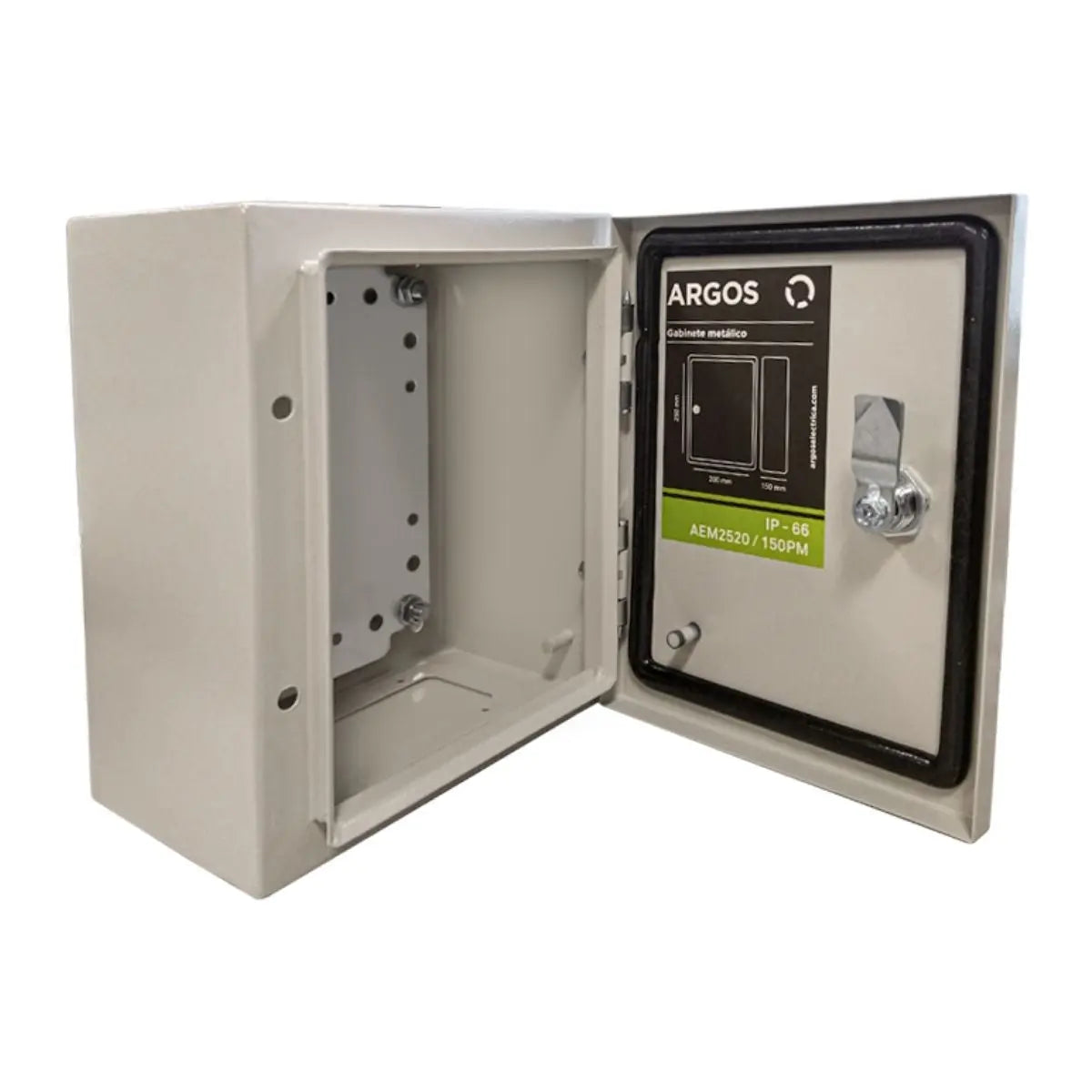 Gabinete Metalico Argos 1000 x 800 x 300mm Proteccion IP-66 - Argos - vista lateral