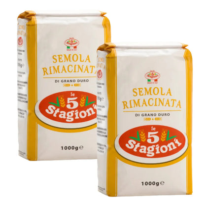 2kg Semolina de Trigo Le 5 stagioni - Le 5 stagioni - vista lateral