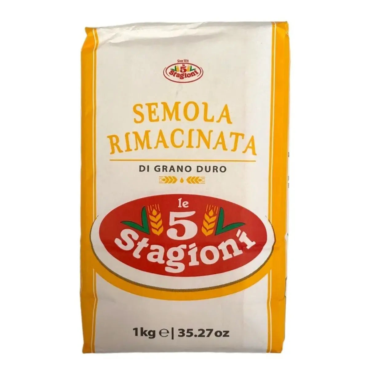1kg Semolina de Trigo Grano Duro Le 5 Stagioni - Le 5 Stagioni - accesorios