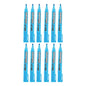12 Marcatextos A-ink resaltador punta cincel color azul - Mae