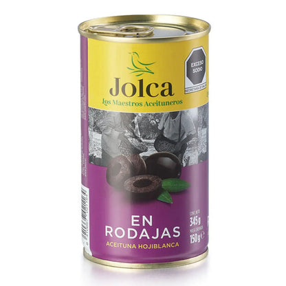 Aceituna Negra en Rodajas 345g - Cesarfer - empaque