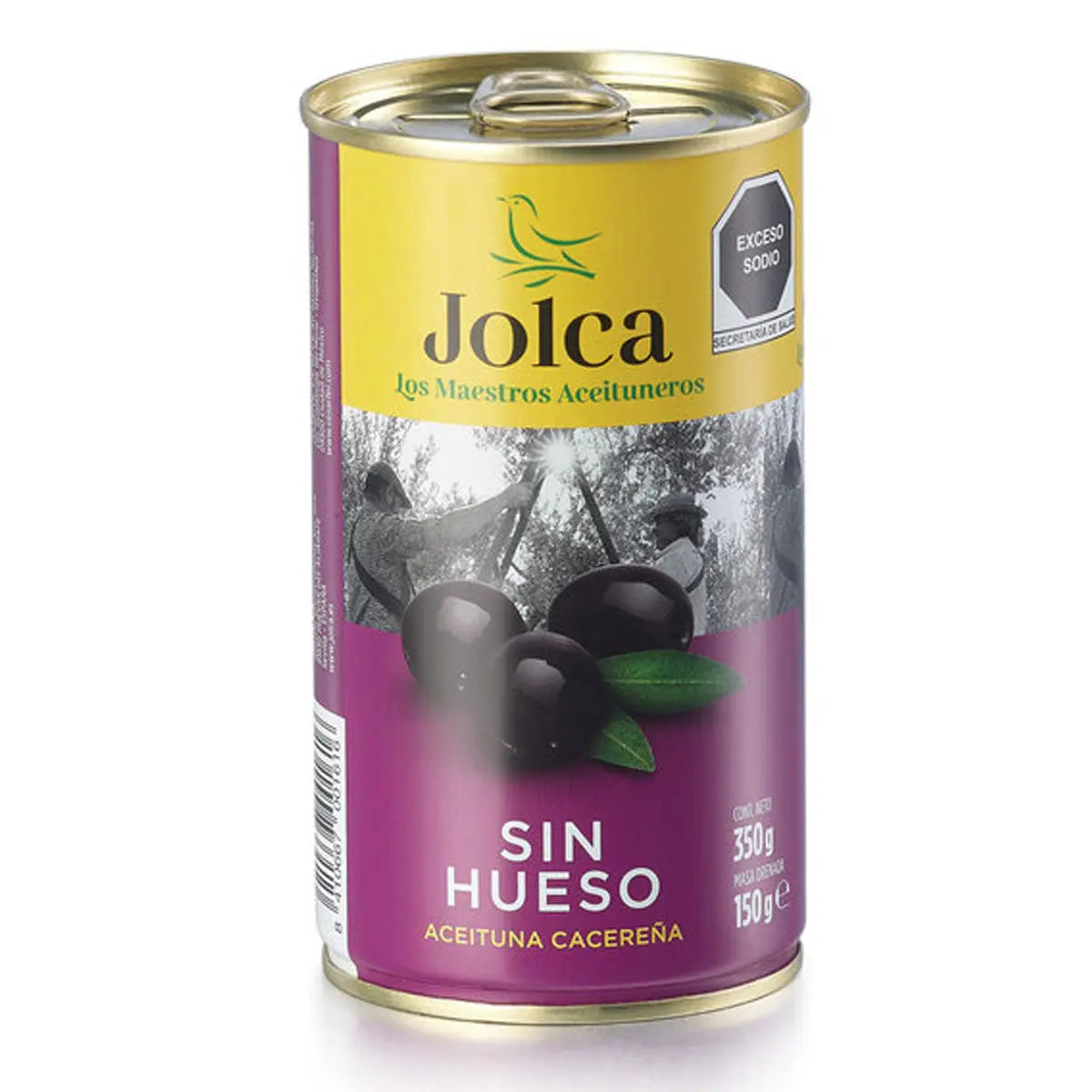 Aceituna Negra Deshuesada 350g - Cesarfer - empaque