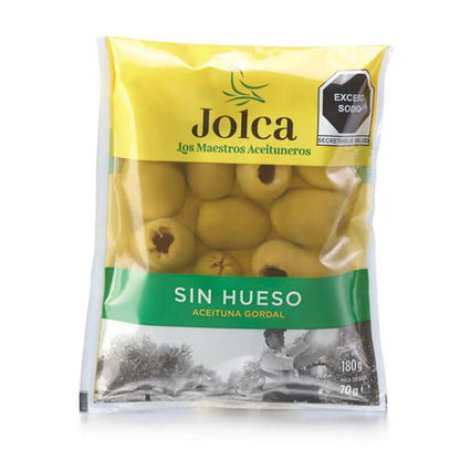 Aceituna Gordal Sin Hueso 180g - Cesarfer - vista lateral
